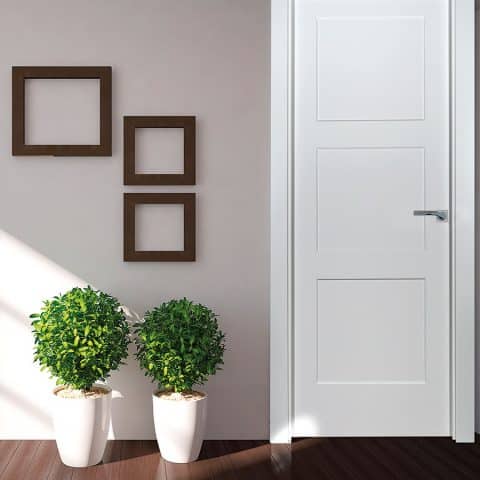 Puerta lacada Diseño Grupo D en block Ciega BL Modelo 5000 Cuadros Rebajados