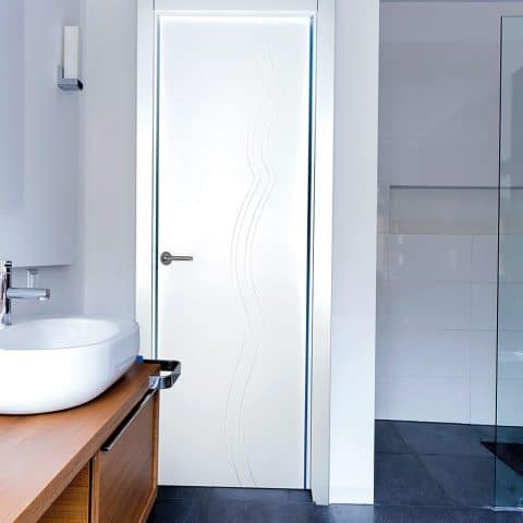 Puerta lacada Diseño Grupo D en block Ciega BL Modelo 819