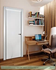 Puerta lacada Diseño Grupo D en block Ciega BL Modelo 840