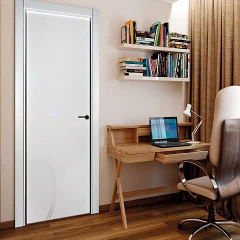 Puerta lacada Diseño Grupo D en block Ciega BL Modelo 840