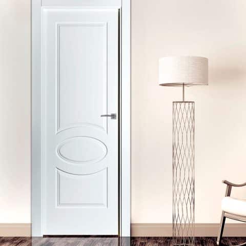 Puerta lacada Diseño Grupo D en block Ciega BL Modelo 1010 Angulo Recto