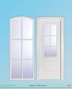 Puerta lacada Diseño Grupo D en block 6V Parrilla BL Modelo 3000 Angulo Recto