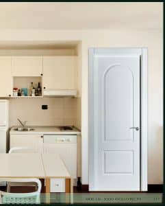 Puerta lacada Diseño Grupo D en block Ciega BL Modelo 4000 Angulo Recto