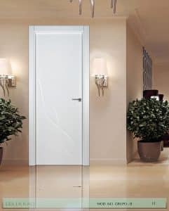 Puerta lacada Diseño Grupo B en block Ciega BL Modelo 843