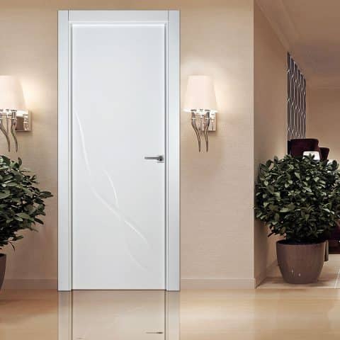 Puerta lacada Diseño Grupo B en block Ciega BL Modelo 843