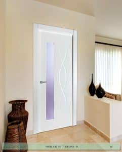 Puerta lacada diseño Grupo B en block 1V BL Modelo 842 IT