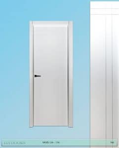 Puerta lacada Diseño Grupo A en block Ciega BL Modelo 116