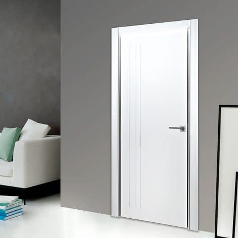 Puerta lacada Diseño Grupo A en block Ciega BL Modelo 117