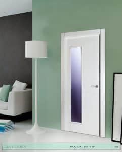 Puerta lacada Diseño Grupo A en block 1V BL Modelo 118 SP