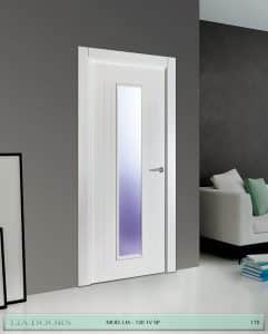 Puerta lacada Diseño Grupo A en block 1V BL Modelo 120 SP