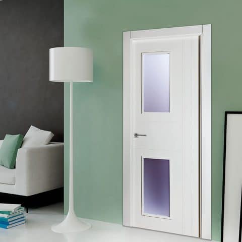 Puerta lacada Diseño Grupo A en block 2V BL Modelo 270 SP