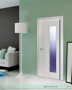 Puerta lacada Diseño Grupo A en block 1V BL Modelo 280 SP