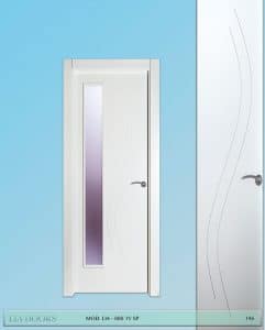 Puerta lacada Diseño Grupo A en block 1V BL Modelo 800 SP