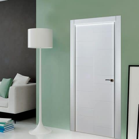 Puerta lacada Diseño Grupo B en block Ciega BL Modelo D5