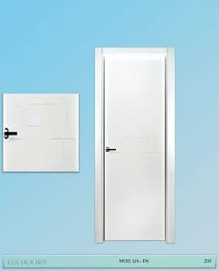 Puerta lacada Diseño Grupo B en block Ciega BL Modelo D6