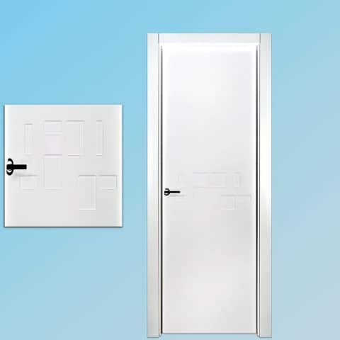 Puerta lacada Diseño Grupo B en block Ciega BL Modelo D6