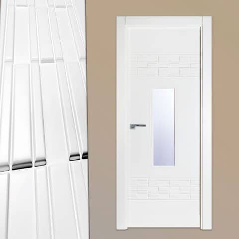 Puerta lacada diseño Grupo C en block 1V BL Modelo 846 IT