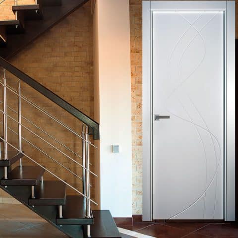 Puerta lacada Diseño Grupo D en block Ciega BL Modelo 811