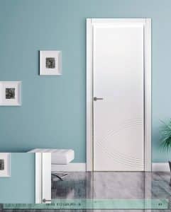 Puerta lacada Diseño Grupo B en block Ciega BL Modelo 812