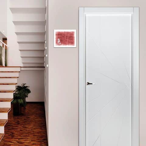 Puerta lacada Diseño Grupo C en block Ciega BL Modelo 816