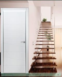 Puerta lacada Diseño Grupo B en block Ciega BL Modelo 814