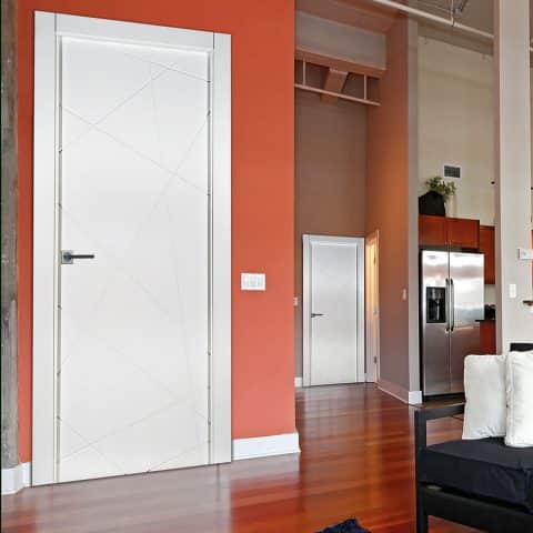 Puerta lacada Diseño Grupo C en block Ciega BL Modelo 883