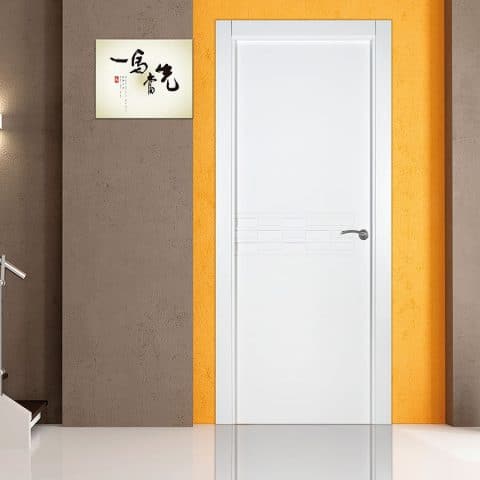 Puerta lacada Diseño Grupo D en block ciega BL Modelo 845