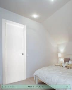 Puerta lacada Diseño Grupo C en block Ciega BL Modelo 881