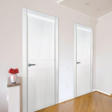 Puerta lacada Diseño Grupo B en block Ciega BL Modelo 823