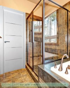 Puerta lacada Diseño Grupo C en block Ciega BL Modelo Alu-B