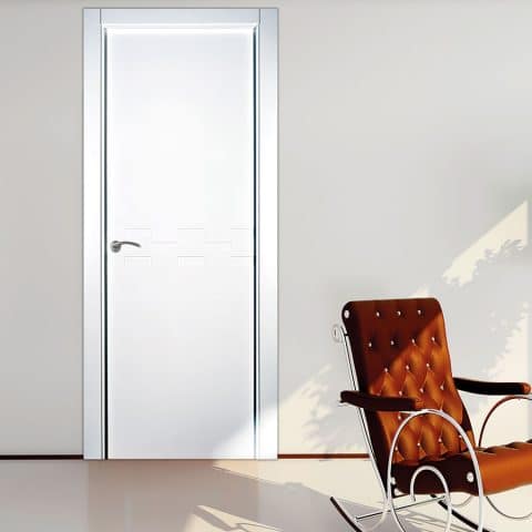 Puerta lacada Diseño Grupo D en block ciega BL Modelo 844