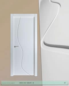 Puerta lacada Diseño Grupo B en block Ciega BL Modelo 854