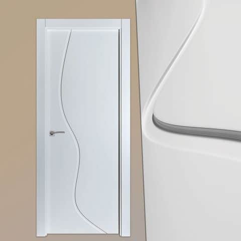 Puerta lacada Diseño Grupo B en block Ciega BL Modelo 854