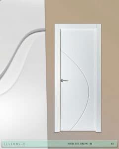 Puerta lacada Diseño Grupo B en block Ciega BL Modelo 853