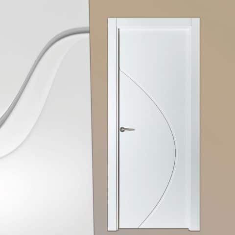 Puerta lacada Diseño Grupo B en block Ciega BL Modelo 853