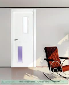 Puerta lacada diseño Grupo D en block 2VP BL Modelo 844 IT