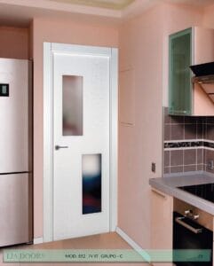 Puerta lacada diseño Grupo C en block 2V BL Modelo 852 IT Puerta interior