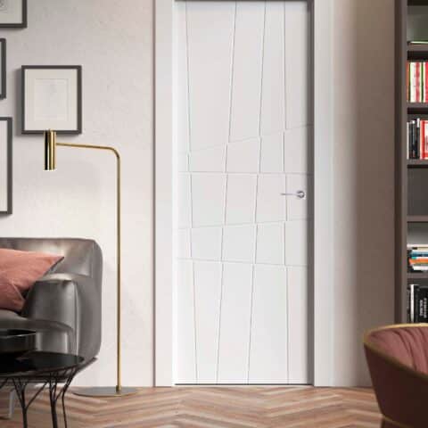 Puerta lacada Diseño Grupo B en block Ciega BL Modelo 893
