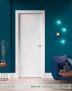 Puerta lacada Diseño Grupo D en block Ciega BL Modelo 896