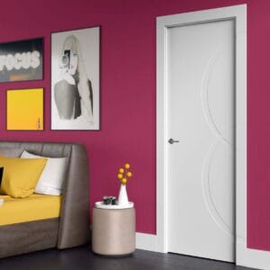 Puerta lacada Diseño Grupo D en block Ciega BL Modelo 869