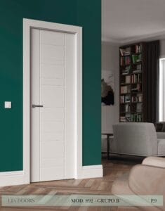 Puerta lacada Diseño Grupo B en block Ciega BL Modelo 892
