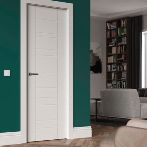 Puerta lacada Diseño Grupo B en block Ciega BL Modelo 892