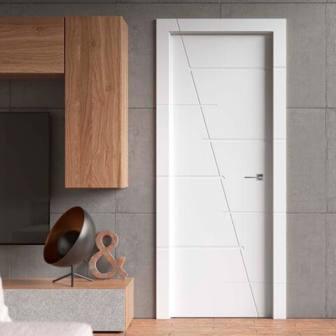 Puerta lacada Diseño Grupo C en block Ciega BL Modelo 898