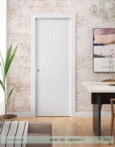 Puerta lacada Diseño Grupo C en block Ciega BL Modelo 899