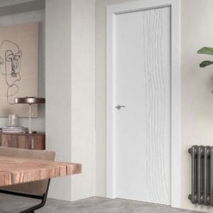 Puerta lacada Diseño Grupo D en block Ciega BL Modelo 900