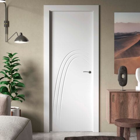 Puerta lacada Diseño Grupo B en block Ciega BL Modelo 878