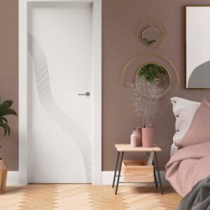 Puerta lacada Diseño Grupo C en block Ciega BL Modelo 886