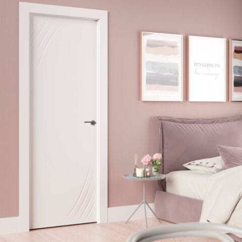 Puerta lacada Diseño Grupo B en block Ciega BL Modelo 867