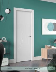 Puerta lacada Diseño Grupo B en block Ciega BL Modelo 868