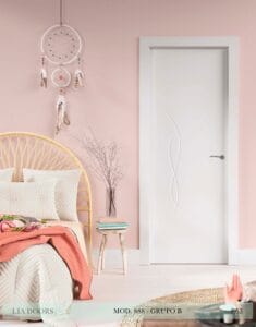 Puerta lacada Diseño Grupo B en block Ciega BL Modelo 888